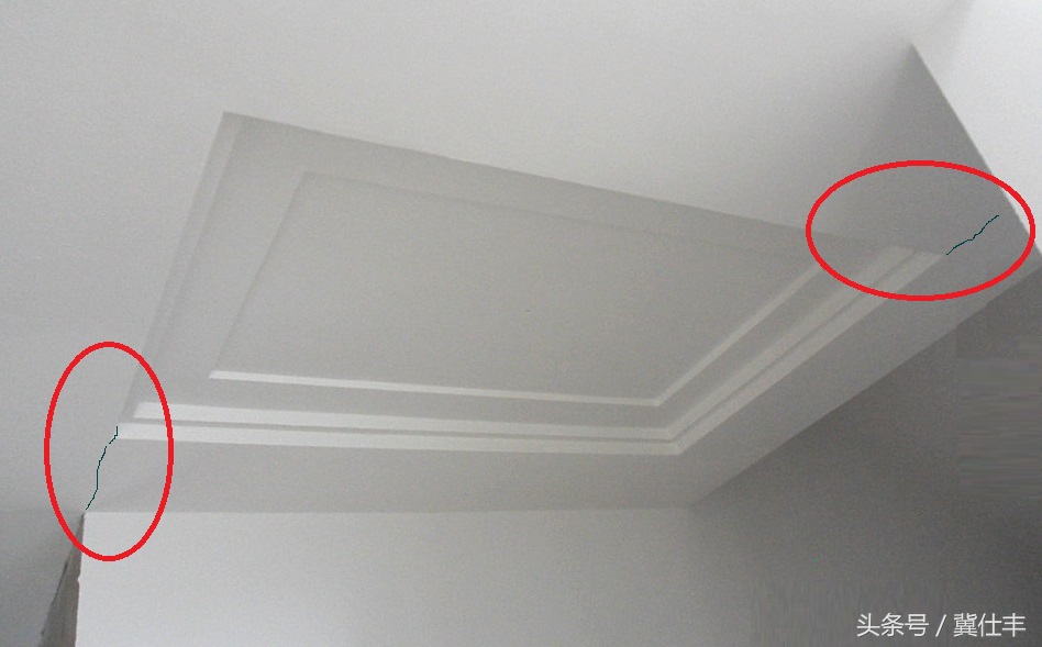 还没装修天花板上有裂缝怎么办,装修还没完工吊顶全部开裂