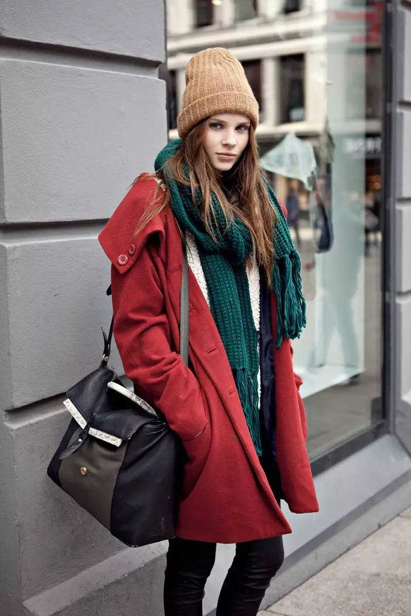 异域风情服饰不够围巾来凑,小众不撞围巾搭配