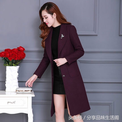 毛呢大衣长款怎么穿才不显臃肿,毛呢大衣优雅显瘦又有高级感