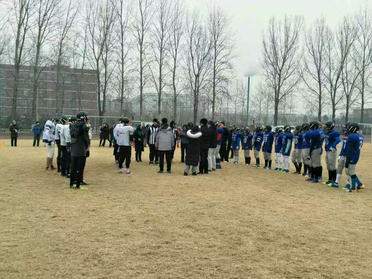美国大学橄榄球比赛玫瑰碗,中国学校橄榄球比赛开场仪式