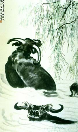 和徐悲鸿同一时期的画家,画家徐悲鸿代表作品