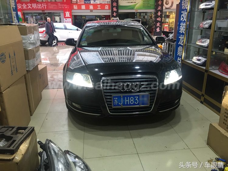 奥迪a6l灯光使用教程视频,老款奥迪a6l车灯怎么关闭