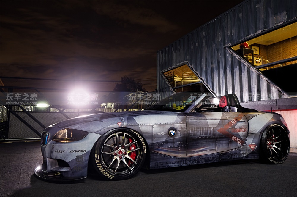 宝马z4宽体爆改,宝马z4宽体