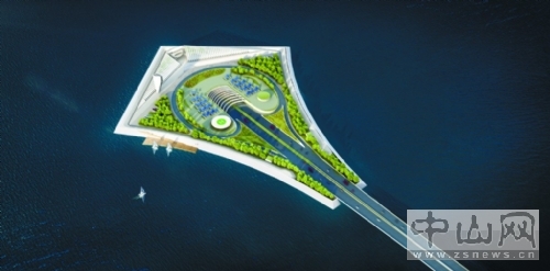 深中通道人工岛有什么设施,深中通道人工岛建造面积