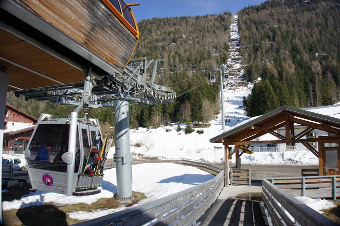 霞慕尼徒步环勃朗峰,霞慕尼勃朗峰缆车