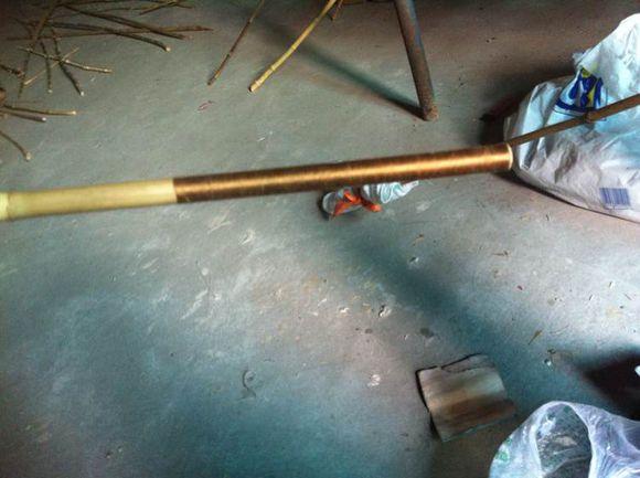 自己用竹子手工打造钓鱼竿，附上完整设计图和流程图