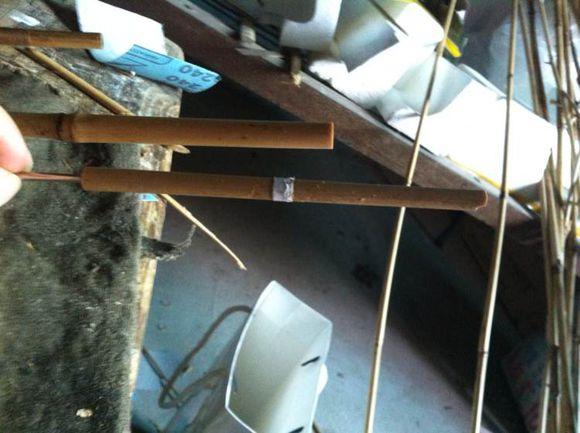 自己用竹子手工打造钓鱼竿，附上完整设计图和流程图