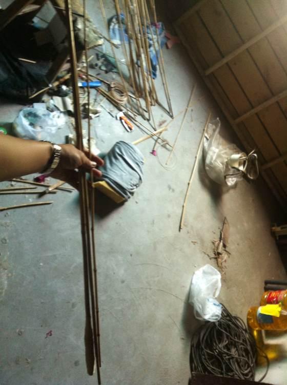 自己用竹子手工打造钓鱼竿，附上完整设计图和流程图