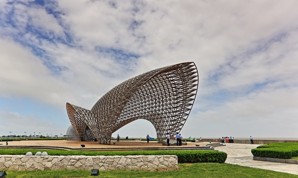 浦东南汇滴水湖游玩,上海滴水湖海边游玩