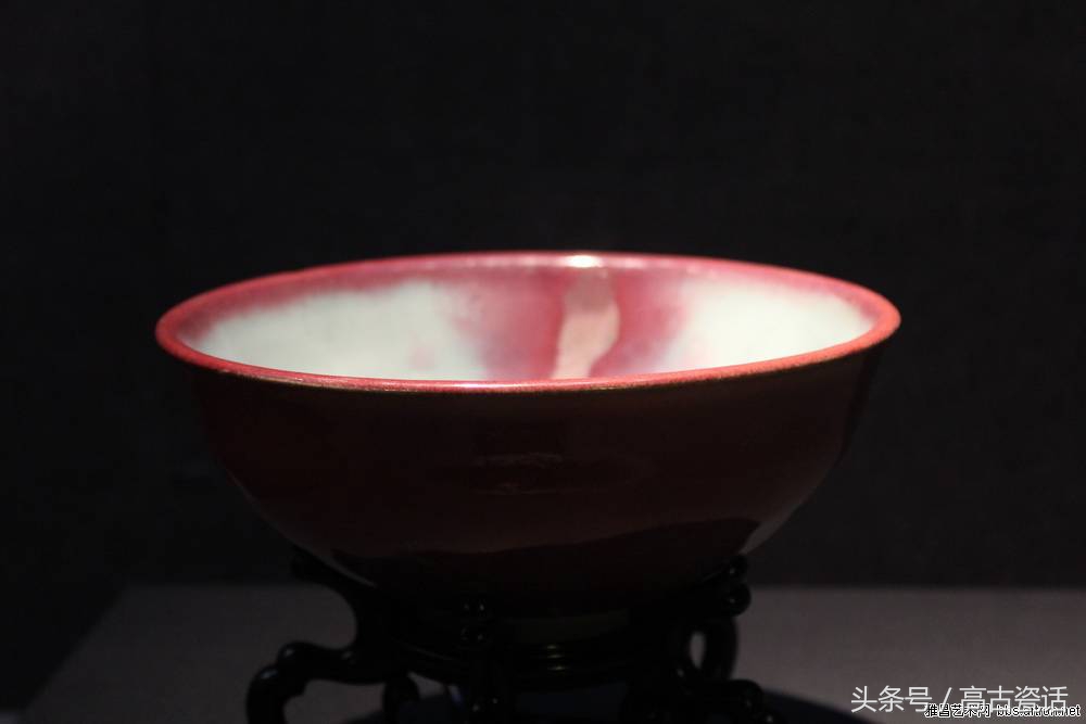 高古瓷钧窑,钧窑盖碗紫色价格