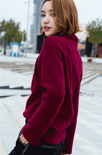 冬天里的一抹冷色系,冬天适合穿暖色系