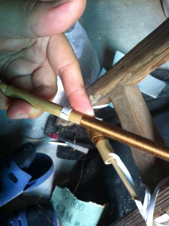 自己用竹子手工打造钓鱼竿，附上完整设计图和流程图