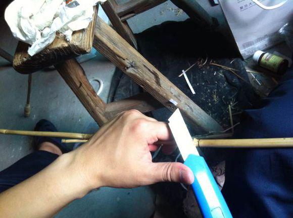 自己用竹子手工打造钓鱼竿，附上完整设计图和流程图