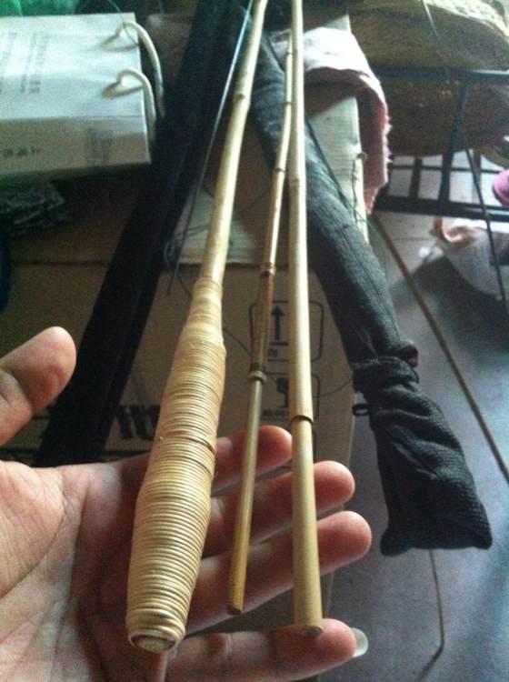 自己用竹子手工打造钓鱼竿，附上完整设计图和流程图