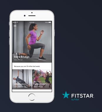 剑指KeepFitbit推出Fitstar私人教练App