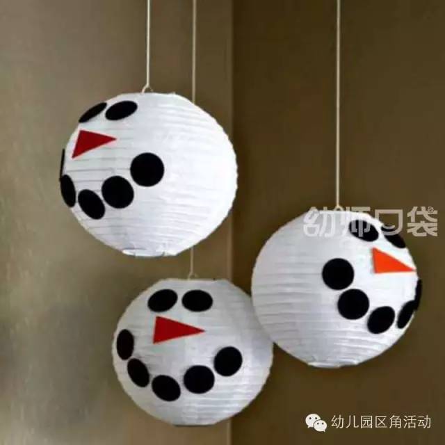 幼儿园新年灯笼布置场景,幼儿园环境布置创意挂饰