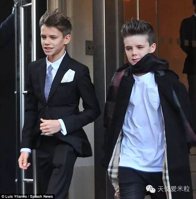 贝克汉姆一家子盛世颜值,贝克汉姆家族三公子