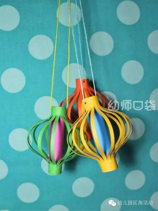 幼儿园新年灯笼布置场景,幼儿园环境布置创意挂饰