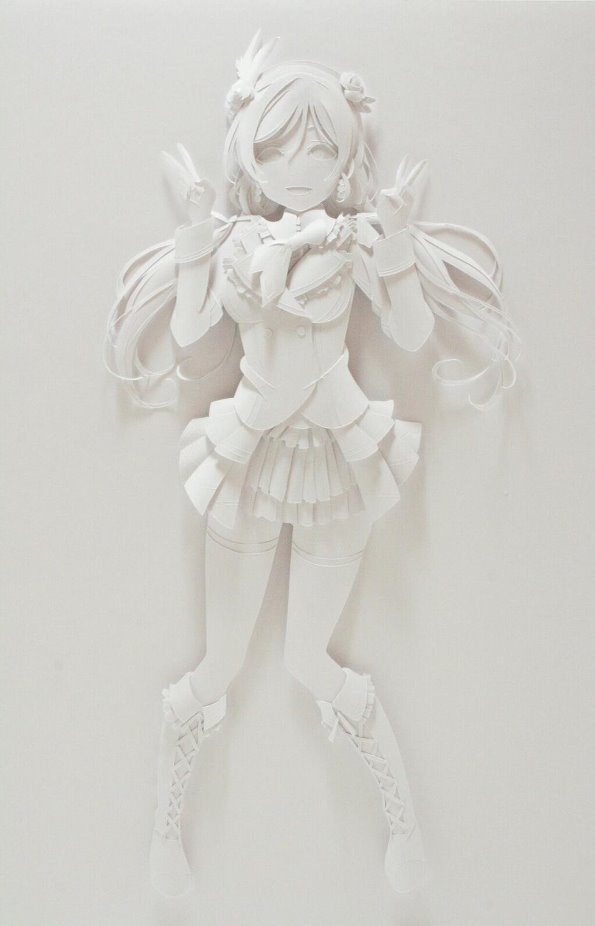 纸艺立体作品,完美世界绘画版