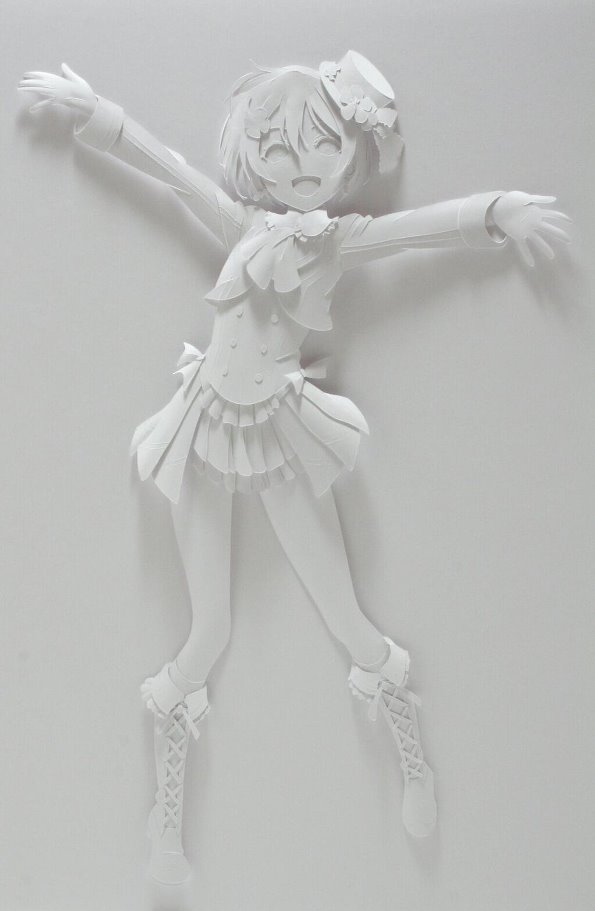 纸艺立体作品,完美世界绘画版