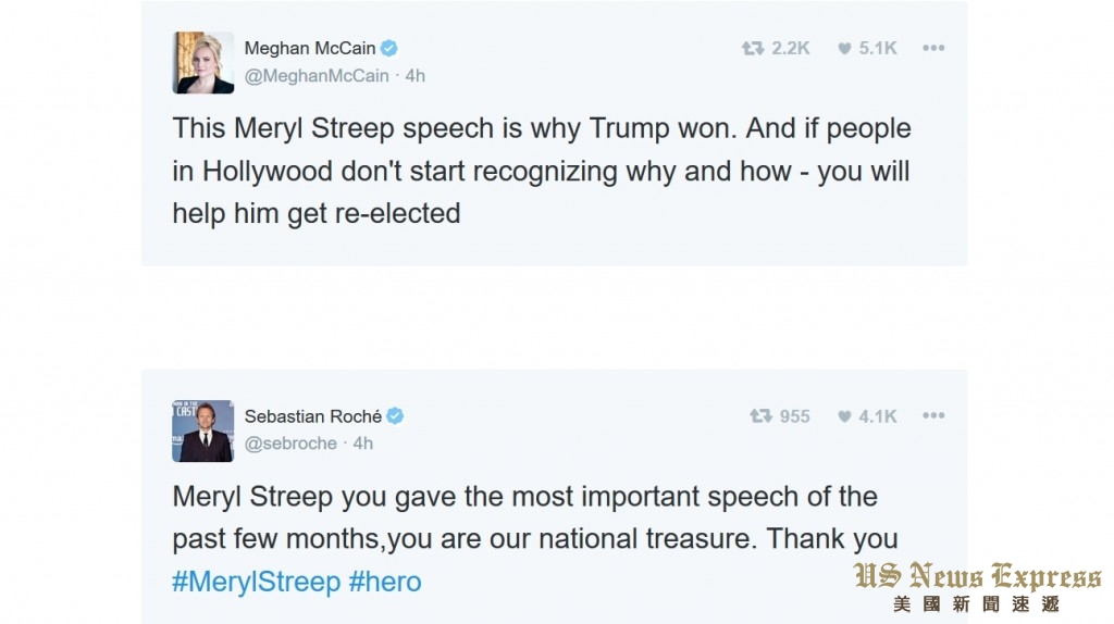 综观金球缅怀莉亚公主梅丽尔.斯特里普政治性感言