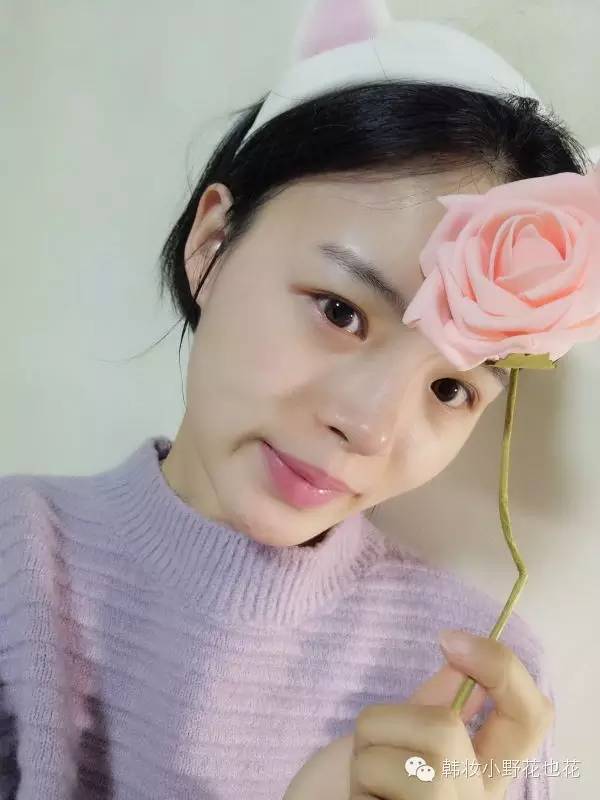小花妆容教程,鲜花妆初学者教程