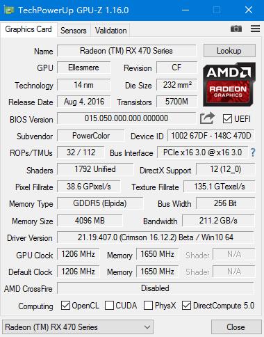 迪兰rx470d酷能4g,迪兰rx4704g