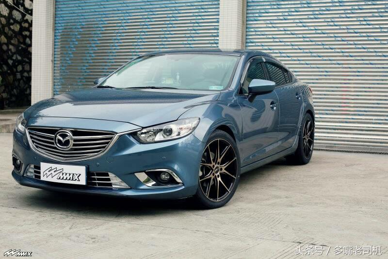 2021马自达阿特兹2.5改装轮毂,mmx轮毂m1609黑色