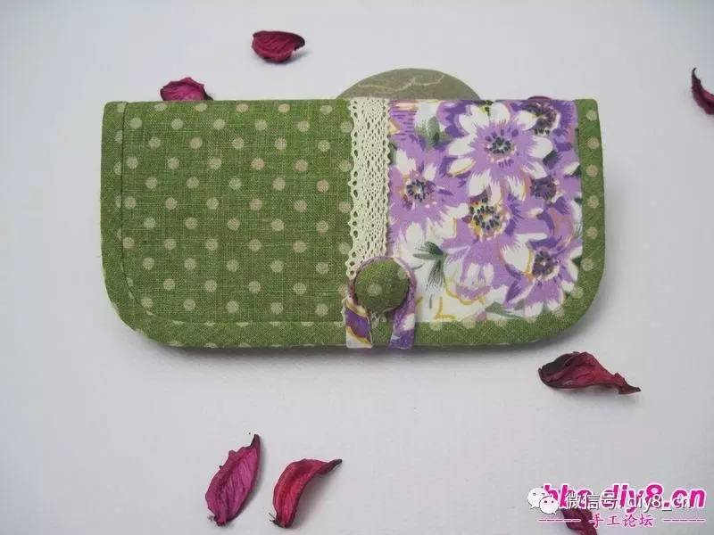 「百合幽兰」一款今年最流行草木绿色超多卡位的钱包教程，你来不来学？