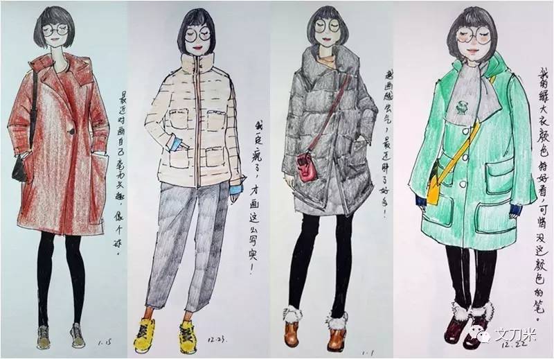 画画怎样穿衣服,风衣穿搭绘画教程