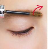 野生眉假皮眉形画法,野生眉的化妆教程