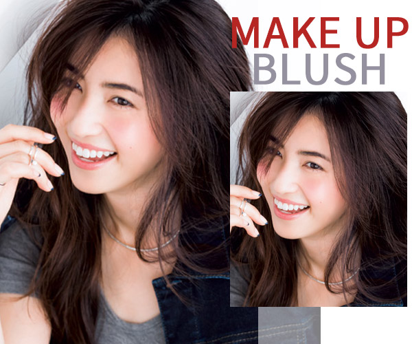 腮红自然显气色打法,好心情从化妆开始