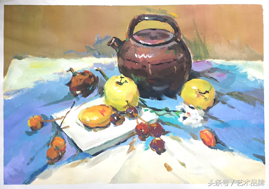 怎样画难度较大水粉画,水粉画10岁