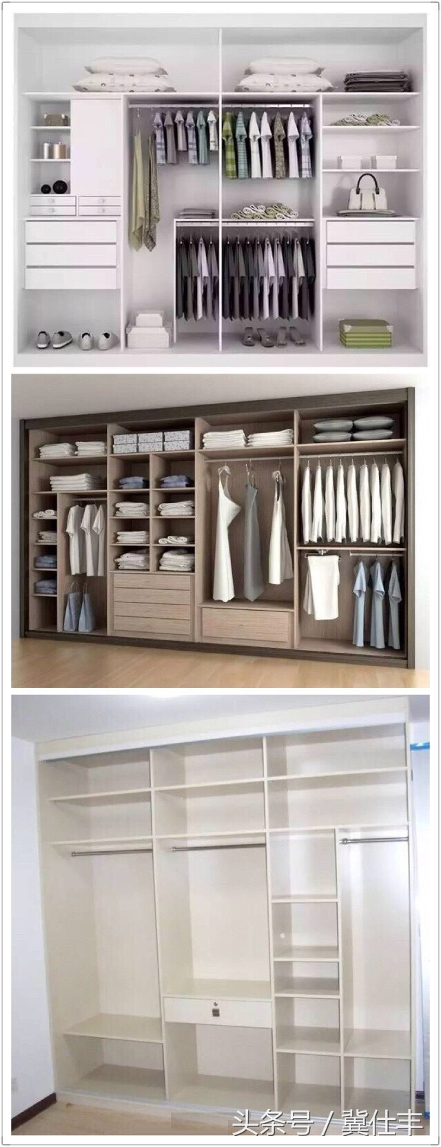 定制衣柜颜色搭配效果图视频,定制床头柜与衣柜一体效果图