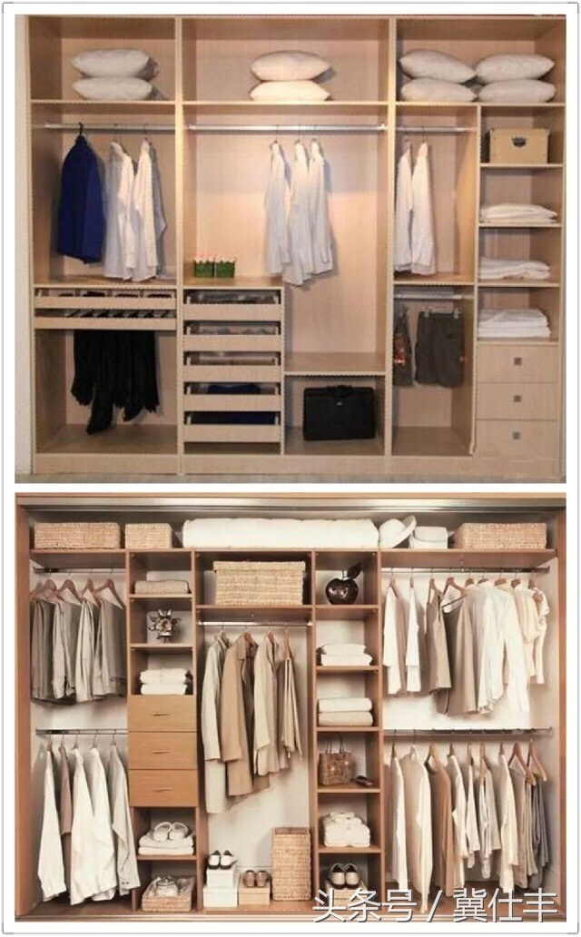 定制衣柜颜色搭配效果图视频,定制床头柜与衣柜一体效果图