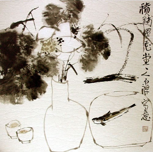 弘一法师处世箴言与禅画,弘一法师画作观音