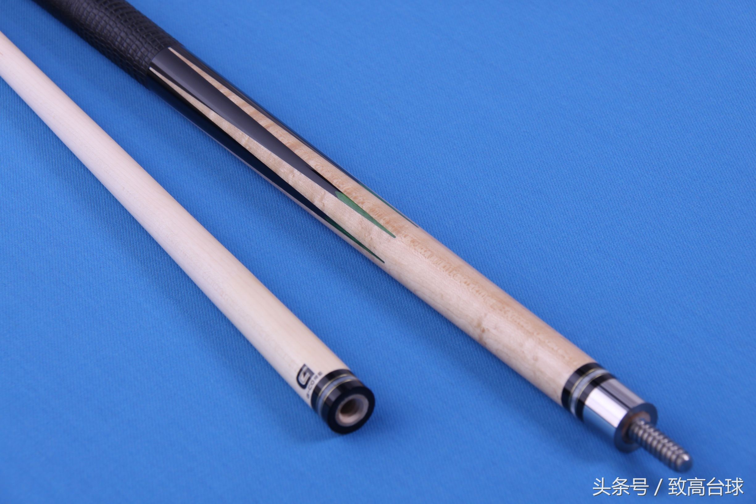 皮尔力梅花台球杆,美式微雕台球杆