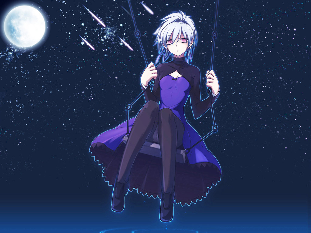 动漫女生头像温柔仙气古风白毛,动漫好看的白毛妹子