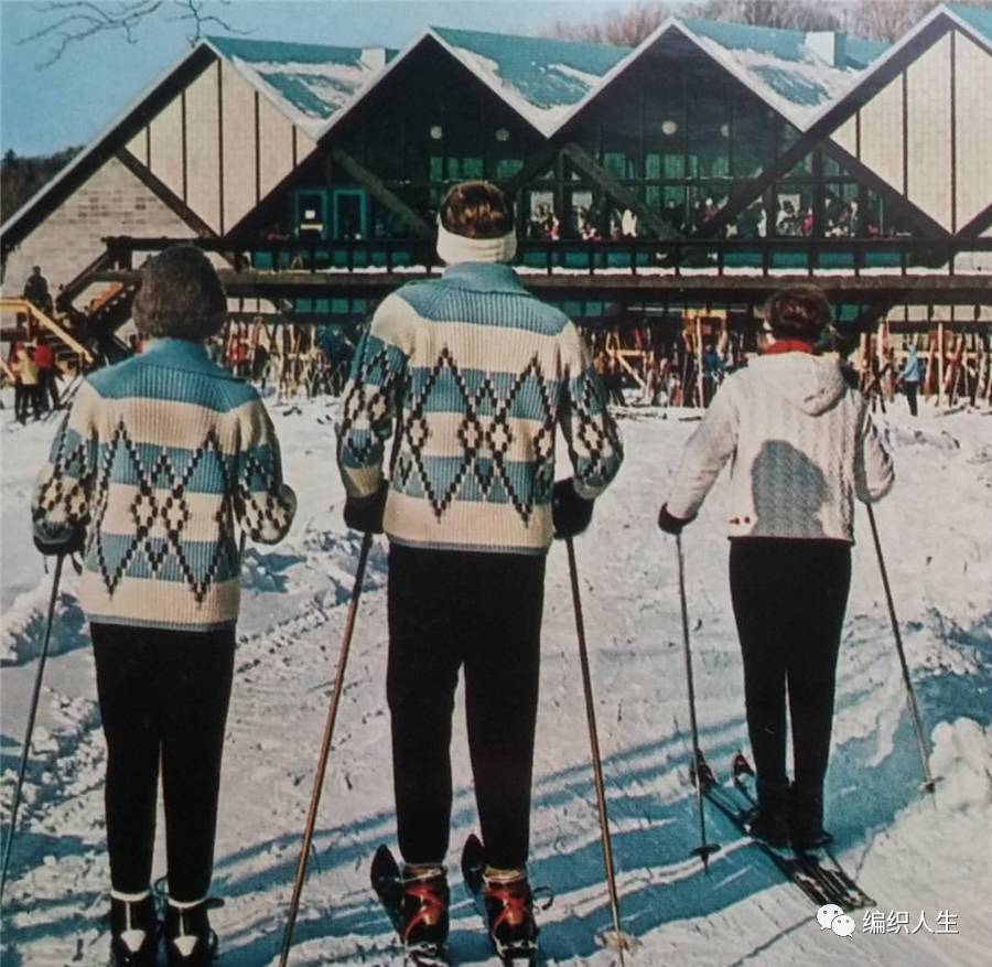 根西岛毛衣,费尔岛圆肩毛衣图解