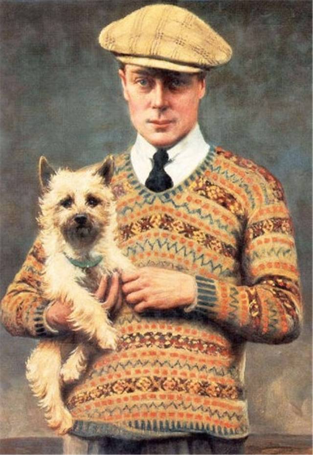 根西岛毛衣,费尔岛圆肩毛衣图解