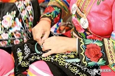 彝族刺绣纹样符号,彝族刺绣