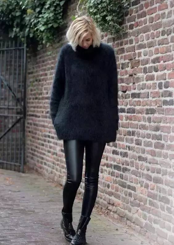 如何穿紧身皮裤,穿皮裤的正确方法视频