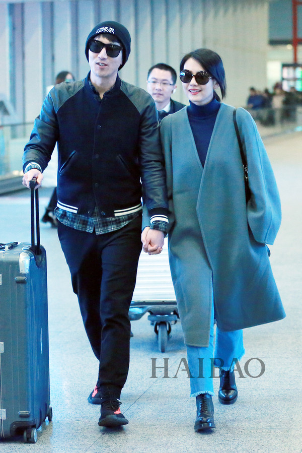 高甜！高圆圆、刘诗诗分别携老公过年双双把家还！海报时尚网华语明星街拍合辑,1月23日~2月2日！