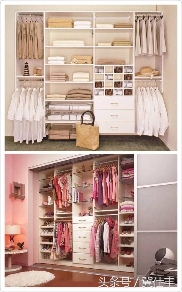 定制衣柜颜色搭配效果图视频,定制床头柜与衣柜一体效果图