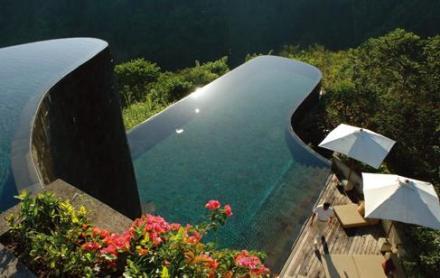 巴厘岛旅游游泳,空中游泳的真实感受