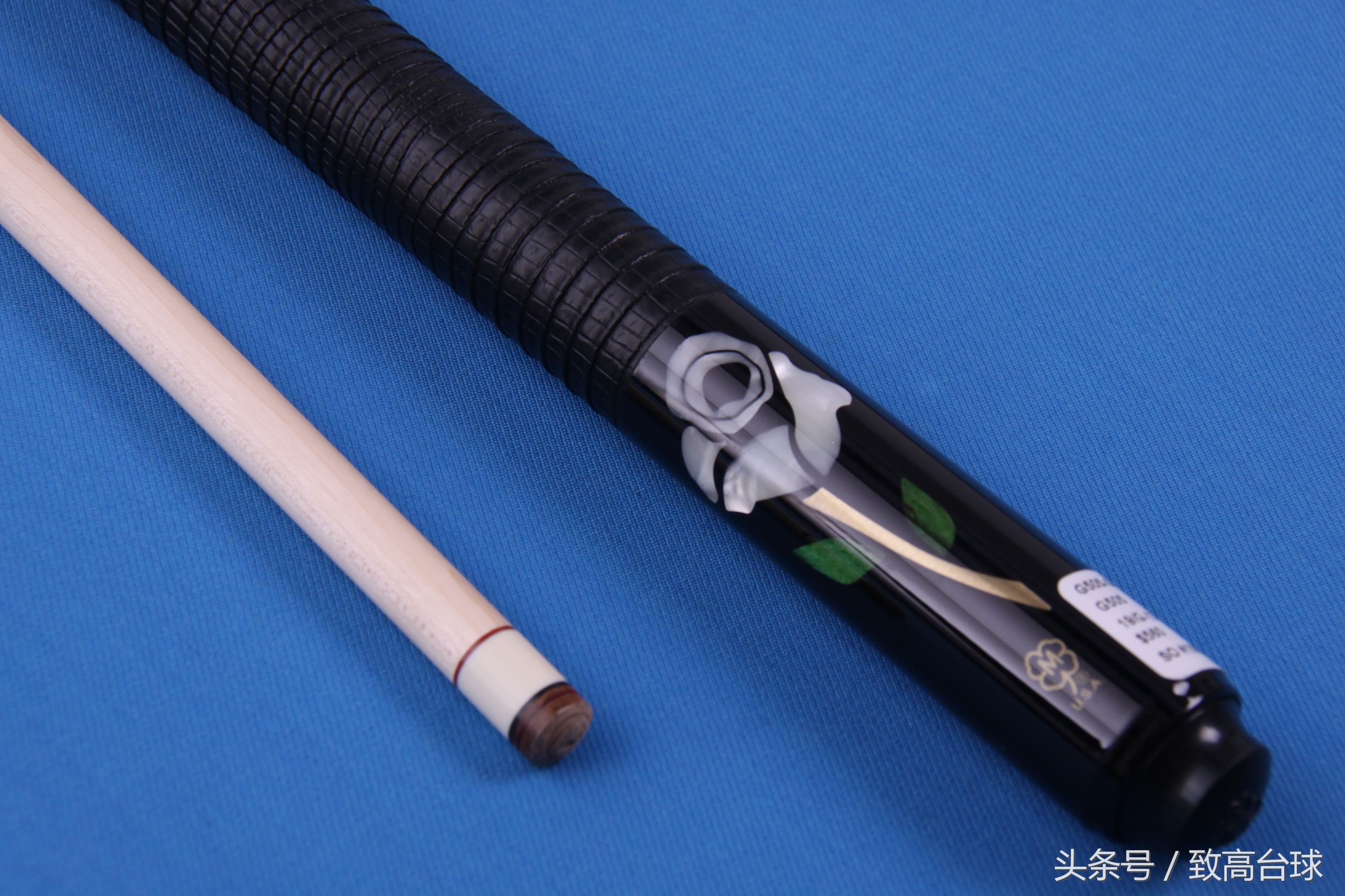 皮尔力梅花台球杆,美式微雕台球杆