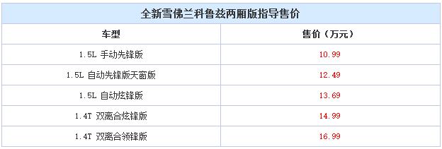 2017款科鲁兹手动挡价格,科鲁兹两厢哪款最好