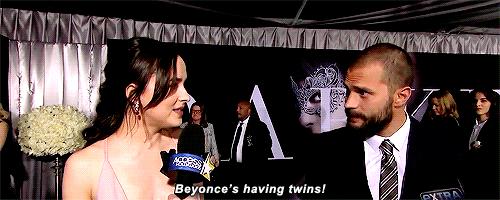 迟迟才得知Beyonce怀孕的消息，Johnson当下的反应