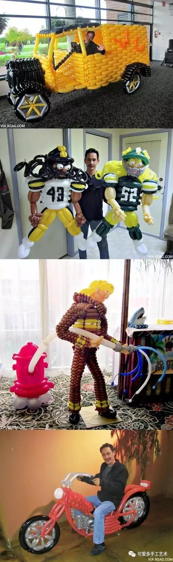 不一样的长条气球可以扭什么,长条气球不用嘴不用打气筒