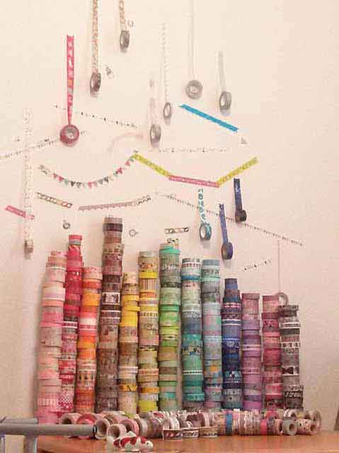 胶带艺术感,名画手帐胶带